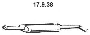 EBERSPACHER 17938 Середній глушник вихлопних газів