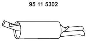 EBERSPACHER 95115302 Глушник вихлопних газів кінцевий