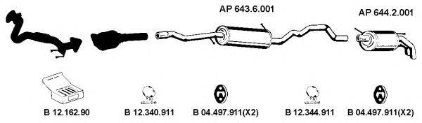 EBERSPACHER AP2165 Система випуску ОГ