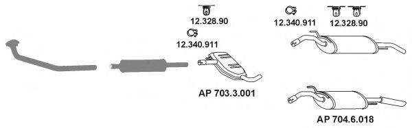 EBERSPACHER AP2413 Система випуску ОГ