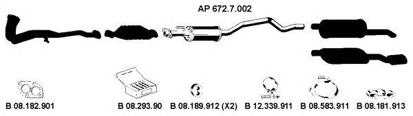 EBERSPACHER AP2206 Система випуску ОГ