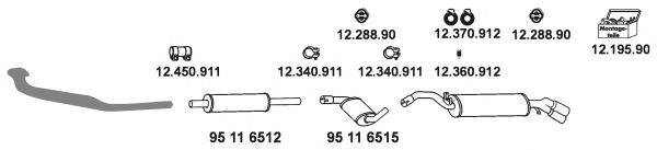 EBERSPACHER 12306 Система випуску ОГ