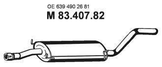 EBERSPACHER 8340782 Середній глушник вихлопних газів