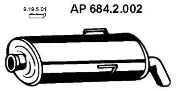 EBERSPACHER 6842002 Глушник вихлопних газів кінцевий