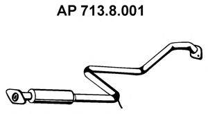 EBERSPACHER 7138001 Середній глушник вихлопних газів