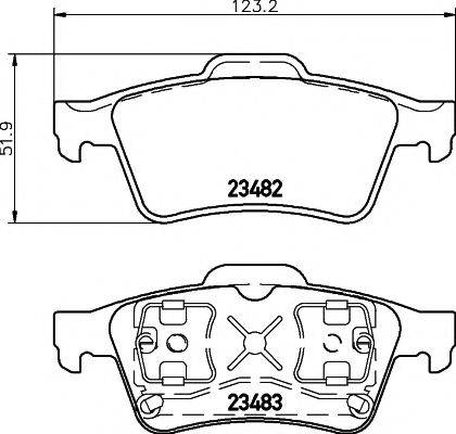 MINTEX MDK0199 Комплект гальм, дисковий гальмівний механізм