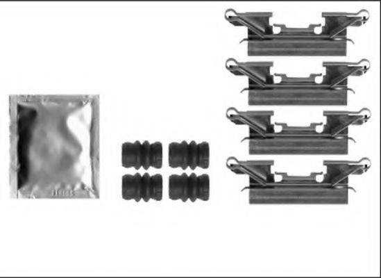 MINTEX MBA0002 Комплектуючі, колодки дискового гальма