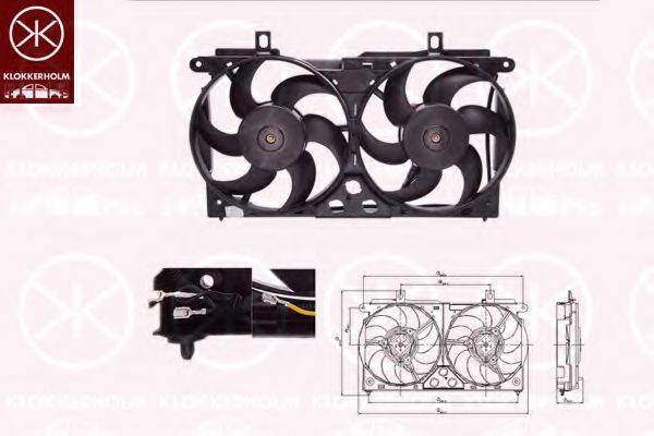 KLOKKERHOLM 05182601 Вентилятор, охолодження двигуна