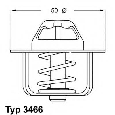 WAHLER 346689D Термостат, охолоджуюча рідина