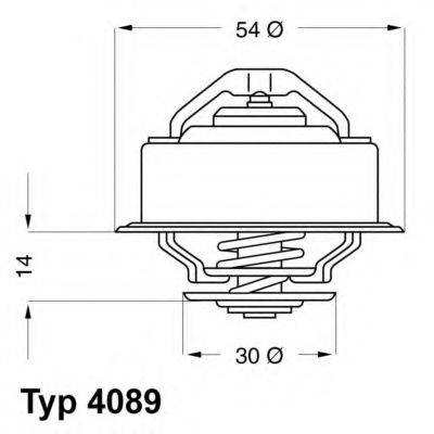 WAHLER 408987D Термостат, охолоджуюча рідина