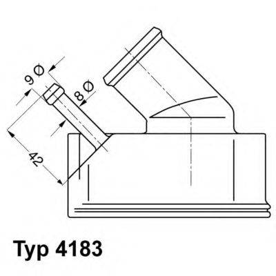 WAHLER 418382D Термостат, охолоджуюча рідина