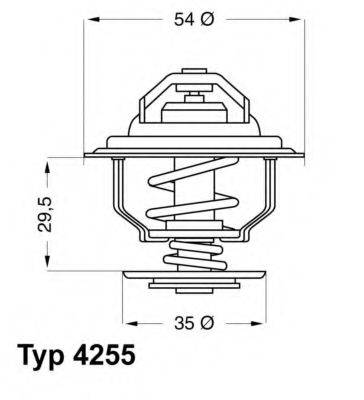 WAHLER 425582D Термостат, охолоджуюча рідина