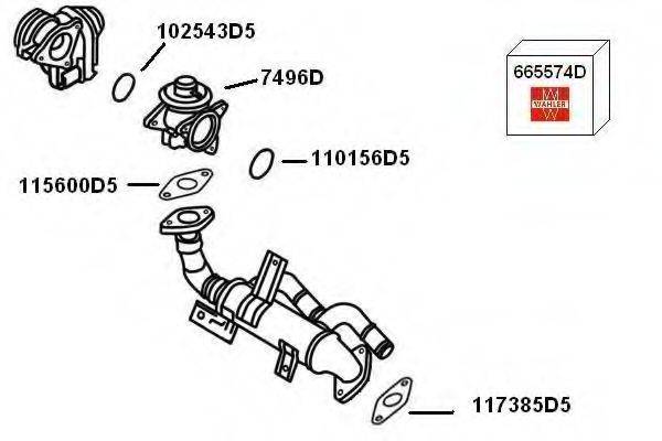 WAHLER 7900418 Рециркуляція ОГ