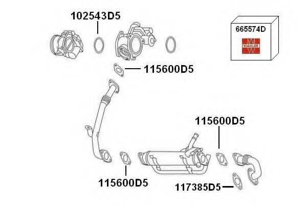 WAHLER 7900437 Рециркуляція ОГ