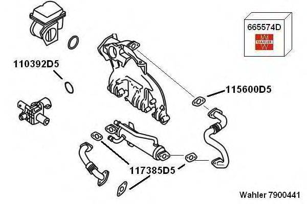 WAHLER 7900441 Рециркуляція ОГ