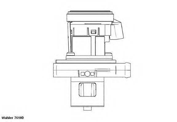 WAHLER 7610D Клапан повернення ОГ