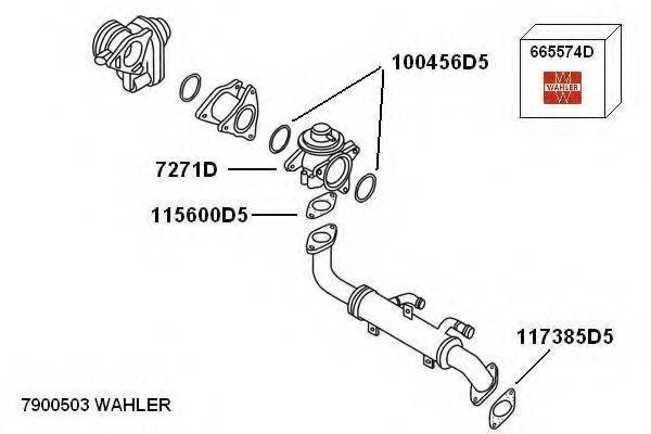 WAHLER 7900503 Рециркуляція ОГ