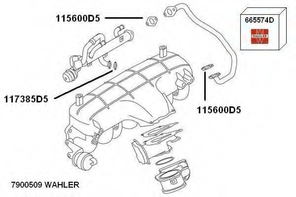 WAHLER 7900509 Рециркуляція ОГ