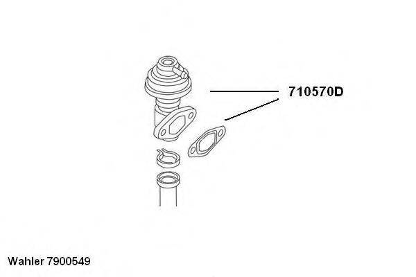 WAHLER 7900549 Рециркуляція ОГ