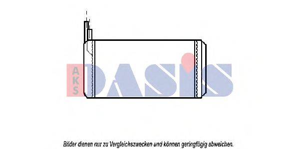 AKS DASIS 019020N Теплообмінник, опалення салону