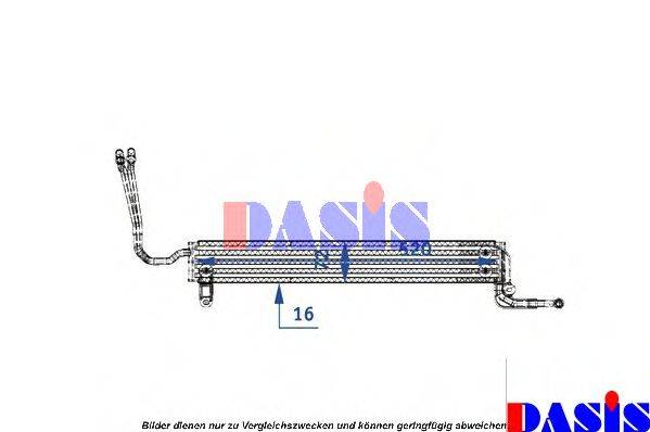 AKS DASIS 056019N масляний радіатор, моторне масло