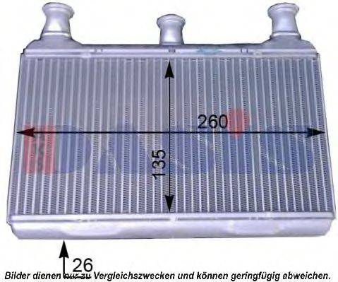 AKS DASIS 059008N Теплообмінник, опалення салону