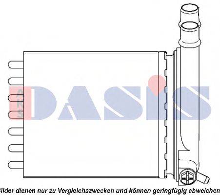 AKS DASIS 089006N Теплообмінник, опалення салону