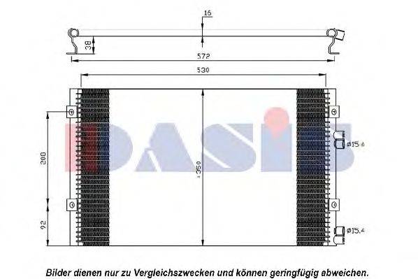 AKS DASIS 122022N Конденсатор, кондиціонер