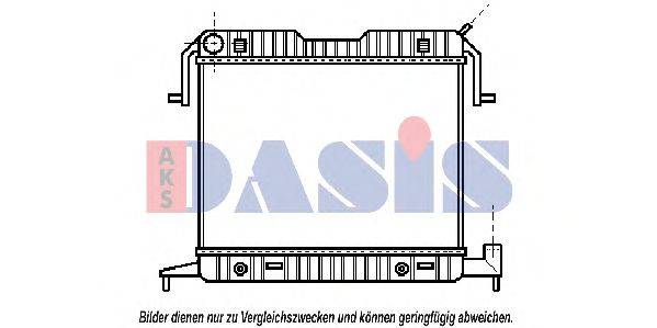 AKS DASIS 150400N Радіатор, охолодження двигуна