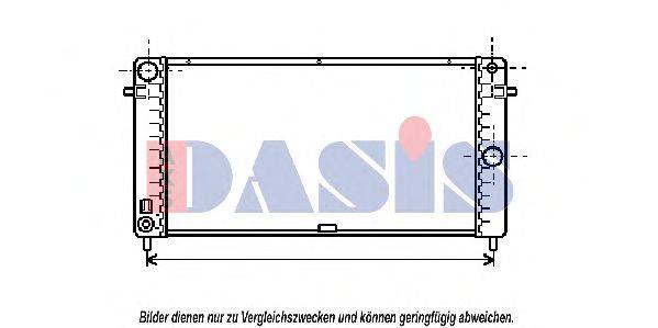 AKS DASIS 150460N Радіатор, охолодження двигуна