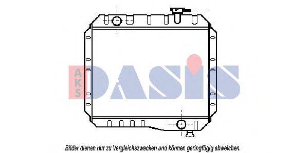 AKS DASIS 210590N Радіатор, охолодження двигуна