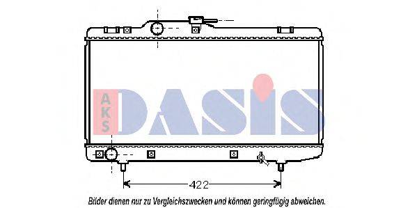 AKS DASIS 211610N Радіатор, охолодження двигуна