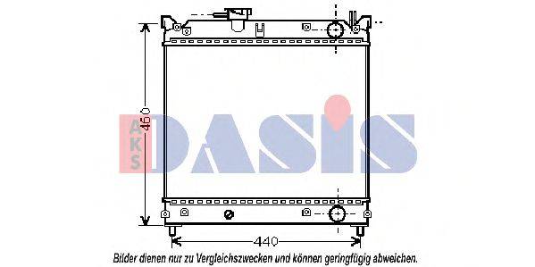 AKS DASIS 320090N Радіатор, охолодження двигуна