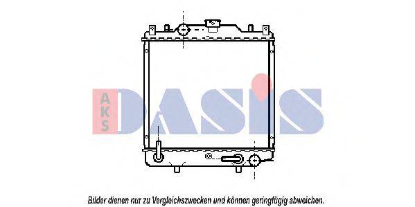 AKS DASIS 320290N Радіатор, охолодження двигуна