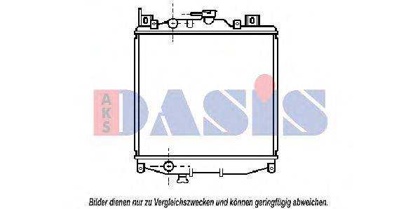 AKS DASIS 320320N Радіатор, охолодження двигуна