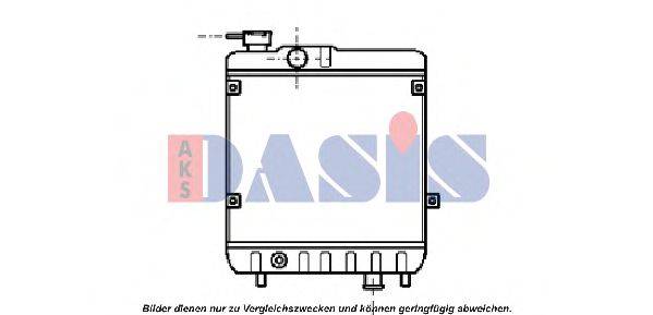 AKS DASIS 330002N Радіатор, охолодження двигуна