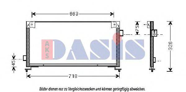 AKS DASIS 352003N Конденсатор, кондиціонер