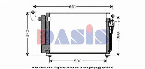 AKS DASIS 512044N Конденсатор, кондиціонер