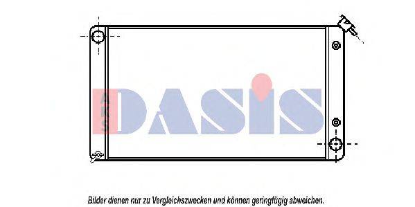 AKS DASIS 520035N Радіатор, охолодження двигуна