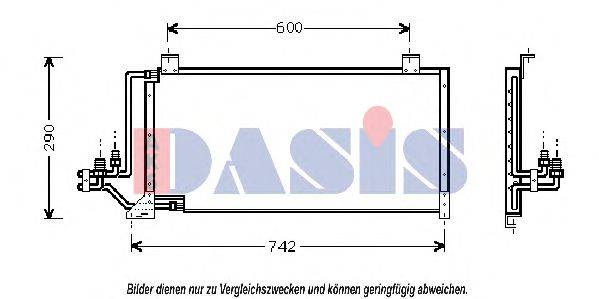 AKS DASIS 522030N Конденсатор, кондиціонер