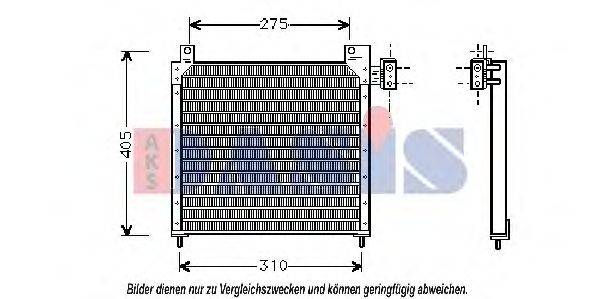 AKS DASIS 522170N Конденсатор, кондиціонер