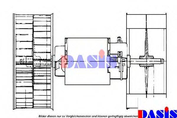 AKS DASIS 741590N Вентилятор салону