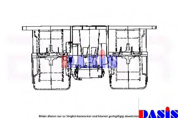 AKS DASIS 742870N Вентилятор салону