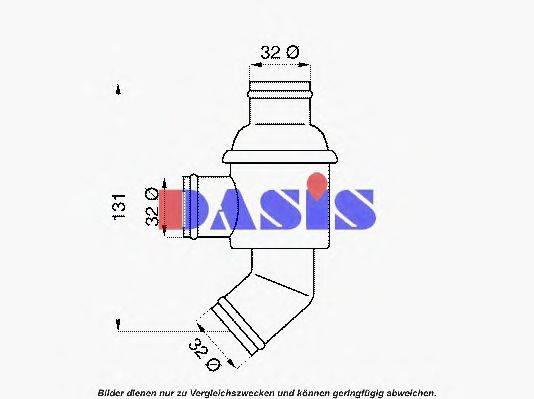 AKS DASIS 750394N Термостат, охолоджуюча рідина