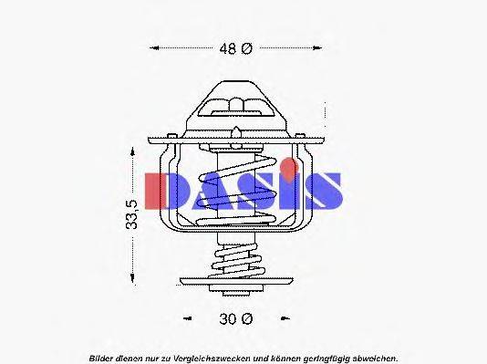 AKS DASIS 750646N Термостат, охолоджуюча рідина