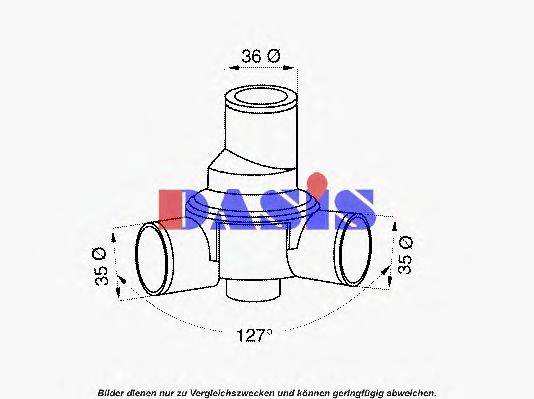 AKS DASIS 750741N Термостат, охолоджуюча рідина