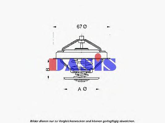 AKS DASIS 750953N Термостат, охолоджуюча рідина