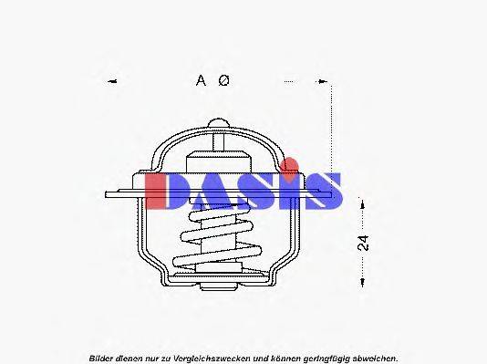 AKS DASIS 751767N Термостат, охолоджуюча рідина