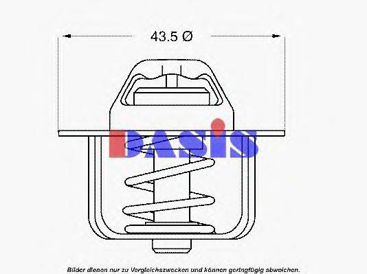 AKS DASIS 751786N Термостат, охолоджуюча рідина