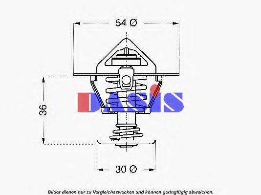 AKS DASIS 751821N Термостат, охолоджуюча рідина